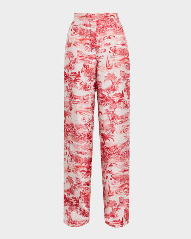 Zeus High-Rise Toile Pants